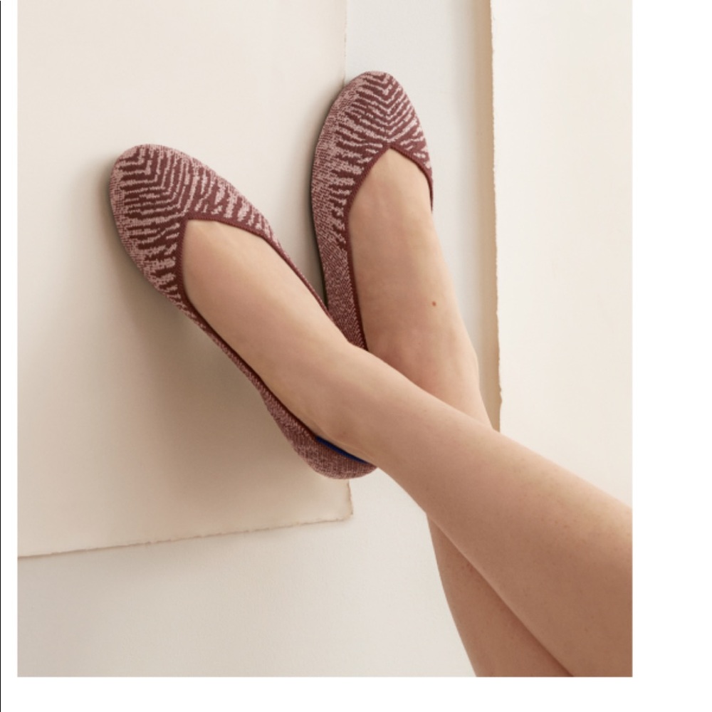Rothy’s flat in desert metallic